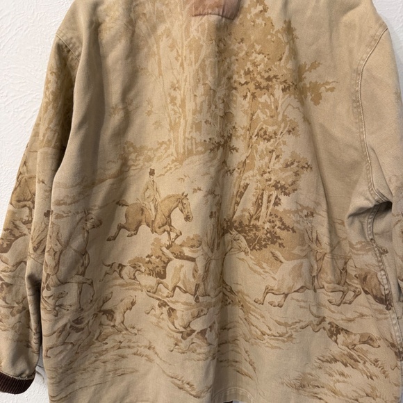 VTG 90s Ralph Lauren Barn Coat Chore Coat Horse Equestrian Ranch Hunt size 3X - Picture 6 of 16